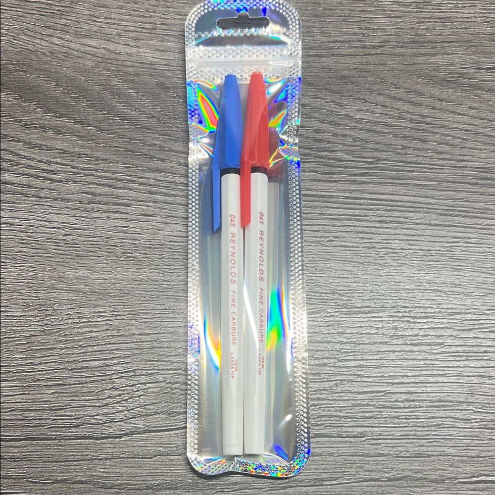 Reynolds Blue and Red Ballpoint Pens